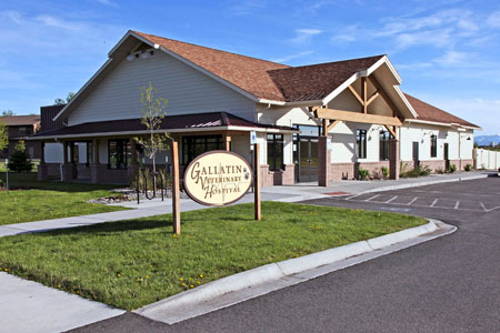 Veterinary hospital exterior