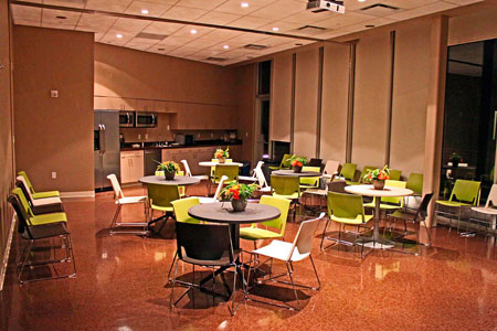 Veterinary hospital waiting area