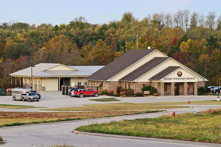Veterinary hospital exterior