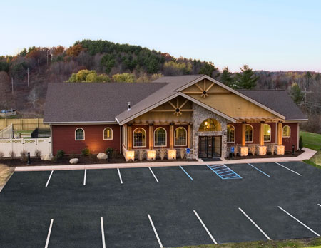 Veterinary hospital exterior