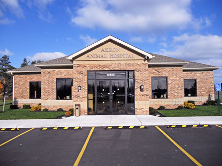 Veterinary hospital exterior