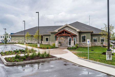 Veterinary hospital exterior