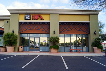 Veterinary hospital exterior
