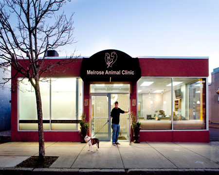 Veterinary hospital exterior