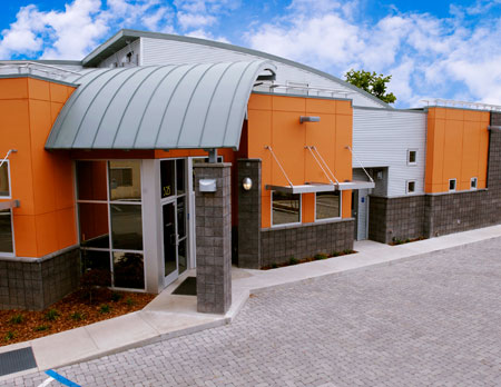 Veterinary hospital exterior