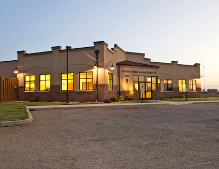 Veterinary hospital exterior